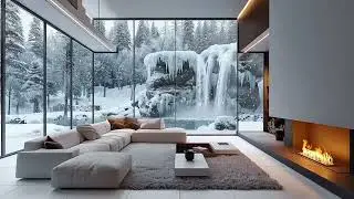 30 Minutes Snowy Window Sounds with Relaxing Music ❄️ | Sleep, Focus & Calm