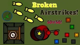 Surviv.io AIRSTRIKES ARE BROKEN!!! + Leader Super 90 Domination! (Surviv.io 50v50 Update)