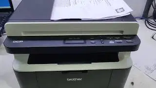 Como fazer a digitalização em rede pelo painel na impressora Brother DCP 1617nw - Passo a passo .