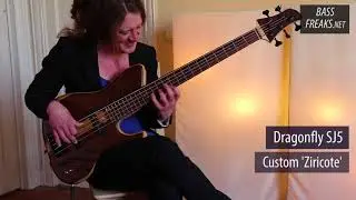Dragonfly SJ5 Custom 'Ziricote' Live Demo - BassFreaks.net