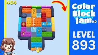 Color Block Jam Level 484 (893) Solution Walkthrough
