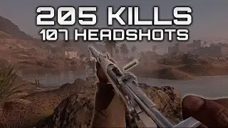 Battlefield 1 - 205 Kills & 107 Headshots in a Single Game | Back to Basics