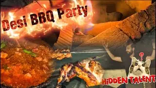 Desi BBQ 🍗 Party || Butt Karahi k Bad Paish E Khidmat Ha Khaan Karahi Wala @Amir Bhai || Masti Night