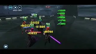 Juhani and Mara Jade Omicron vs R7 GAS 501st - TW SWGOH
