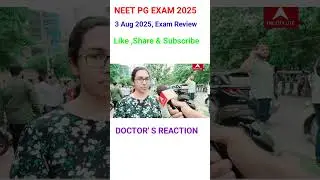 #NEET PG EXAM REVIEW 2025,NEET PG EXAM ANALYSIS TODAY 2025