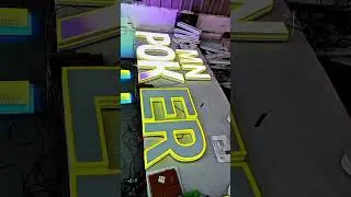 We can create unique effects for you like this Wow! #sign #signage #design #signagedesign #ledsign