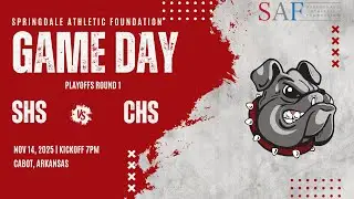 2025 Springdale High School Playoff Football | Springdale at Cabot