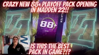 CRAZY NEW 88+ PLAYOFF PACK OPENING IN MADDEN 22!! IS THIS THE BEST PACK IN GAME??WHERE IS THE LTD??