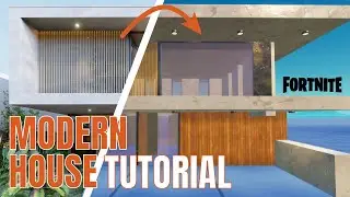 How to build a Modern House | Fortnite Creative