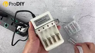 Singway SW-W32 Travel Charger AC Wall AA AAA Ni-Mh Ni-Cd Rechargeable Li-Ion Battery EU Plug