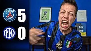 VERGOGNATEVI PER TUTTA LA VITA!!!!!!!!! NESSUNO PEGGIO NELLA STORIA DELLA CHAMPIONS!!! PSG 5-0 INTER