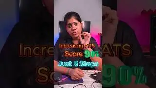 Increase Your ATS Resume Score in 5 Easy Steps ✅ (Get More Interview Calls!) #atsresume #ats