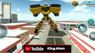 flying police robot game ..