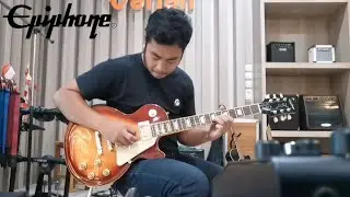 Sound check, Epiphone Les Paul Standart 50s Heritage cherry sunburst inspired by Gibson.