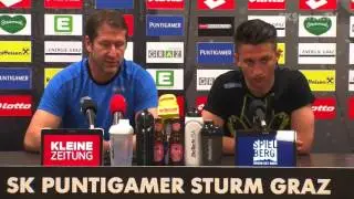 SK Sturm: Mediabriefing vor Wolfsberger AC (27. Runde 2016/17)