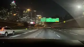 Late Night City Drive | Skyline Views | Drivescape