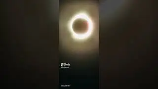Solar Eclipse 2024. Capture from Montreal, Qc  Canada #planet #thapafamily #family