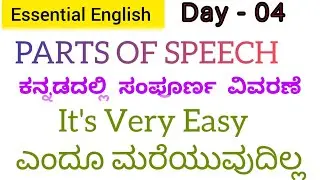 PARTS OF SPEECH