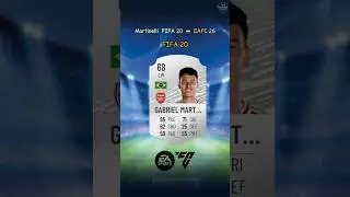 Gabriel Martinelli FIFA 20 ➡ EAFC 26 #gabrielmartinelli #eafc26