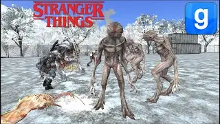Demogorgon VS Dead Space Monsters NPC Battle Garry's Mod