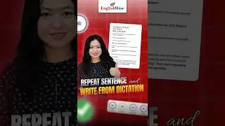 Repeat Sentence & write From Dictation | PTE Tips #shortfeedviral #pte