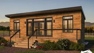 Удивительный дом на колесах в деревенском стиле Alpine Park от Zook Cabins
