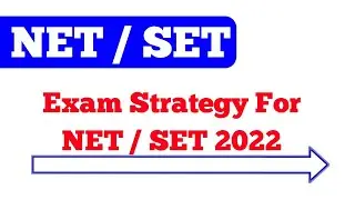 UGC NET / SET Exam Strategy !! MH SET / NET Exam 2022 !! नेट सेट 2022 !!