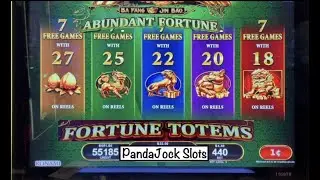 Major wins on Fortune Totems and Abundant Fortune