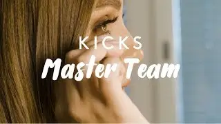 KICKS Beauty Expert Isabelle visar hur du applicerar l&ouml;s&ouml;gonfransar