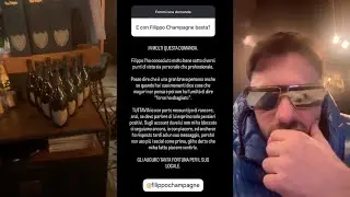 Filippo Champagne mostra agli hater quanto sta incassando con il locale mostrando le bocce vuote