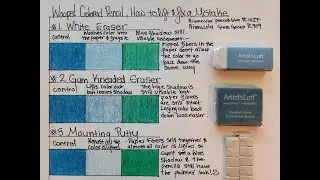 Colored Pencils, how to lift & fix a mistake, art in the family