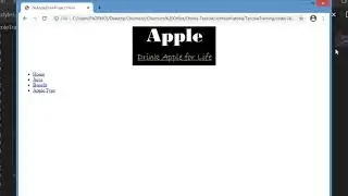 24. Complete Web Development:  HTML Project1