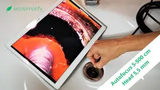Cómo trabajar en un agujero pequeño con un boroscopio autofocus de 5,5 mm (endoscopio, endoscope)