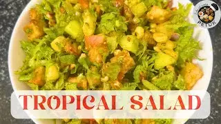 Refreshing Tropical Salad Recipe 🥗 with Mango, Avocado, Sweet Potato