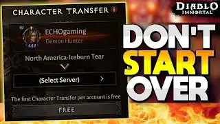 How to CHANGE SERVERS in DIABLO IMMORTAL
