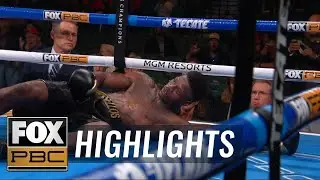 Dustin Long drops Marsellos Wilder with massive left hook | HIGHLIGHTS | PBC ON FOX