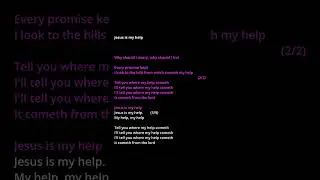 Jesus is my Help - Tenor