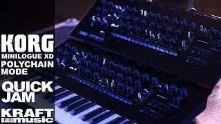 Korg Minilogue XD in Polychain Mode - Quick Jam
