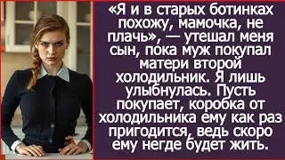 Я и в старых ботинках похожу, мамочка! Утешал меня сын, пока муж покупал матери второй холодильник.