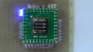 Mini development board 15x15mm for the SAMD21G18 (Arduino compatible)