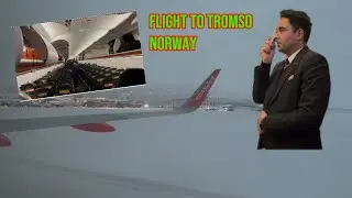 Flight to Tromso 🇳🇴 Norway | Heavy Snow| short days | Long nights| Easyjet| Cabin Crew Life