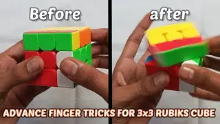 Rubik's cube - Advance Finger tricks Tutorial in Hindi