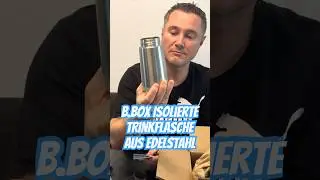 b.box Isolierte Trinkflasche aus Edelstahl (Doppelwandig) | H&auml;lt Getr&auml;nke bis zu 8 h kalt & 6 h warm