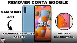 Com Remover conta google Samsung a11 usando unlocktool, Passo á passo completo frp a11 