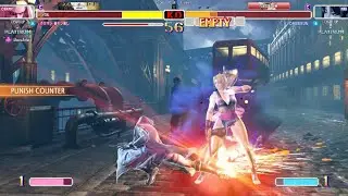 スト6　キャミィでランクマ　VS不知火舞(しらぬいまい)