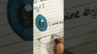 #drawing #eyedrawing #reels How To Draw Eyes. ?🤔🤔.          (Realistic) (anime style) #eyesketch