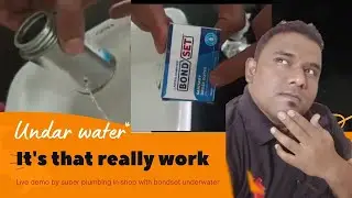 BONDSET UNDERWATER EPOXY PUTTY #bondtitebond tite glue use #astral adhesives #SEALS #REPAIRS