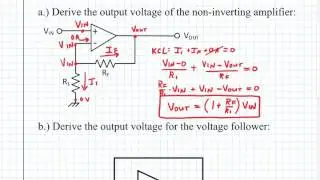 ECE 100 Practical Op Amp Circuits Example