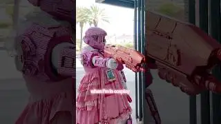 In my halo cosplay versus when I&rsquo;m out of it 💕 #halocosplay