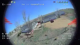 Tinyhawk 2 freestyle, HDZero goggles - enjoying Bill's hospitality!